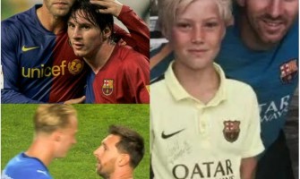 Um encontro único com Messi